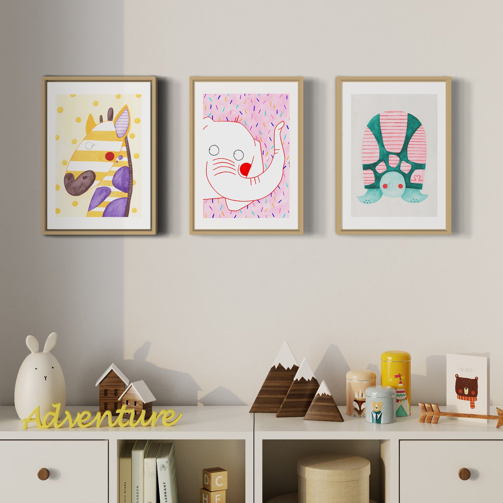 Weißer Elefant, Print