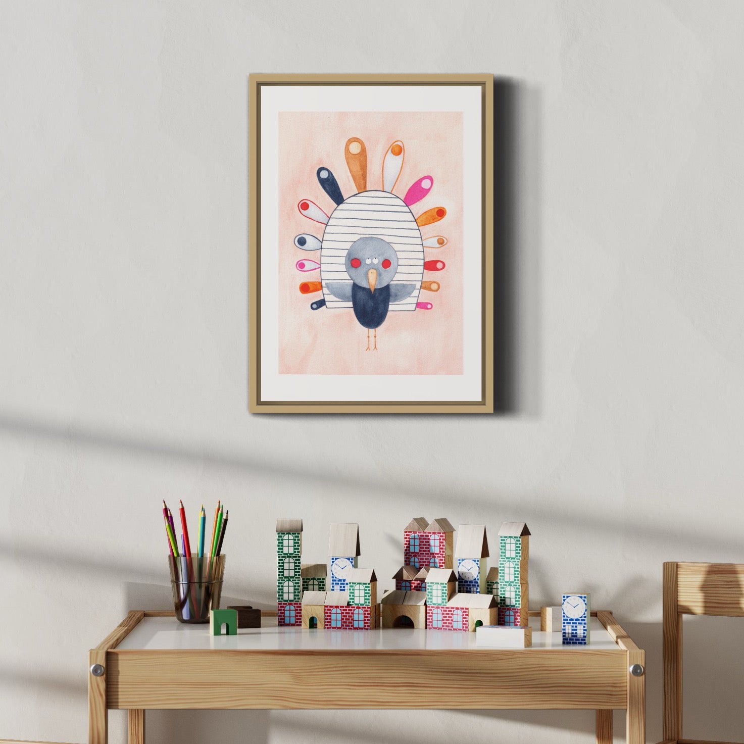 Pfau, Print