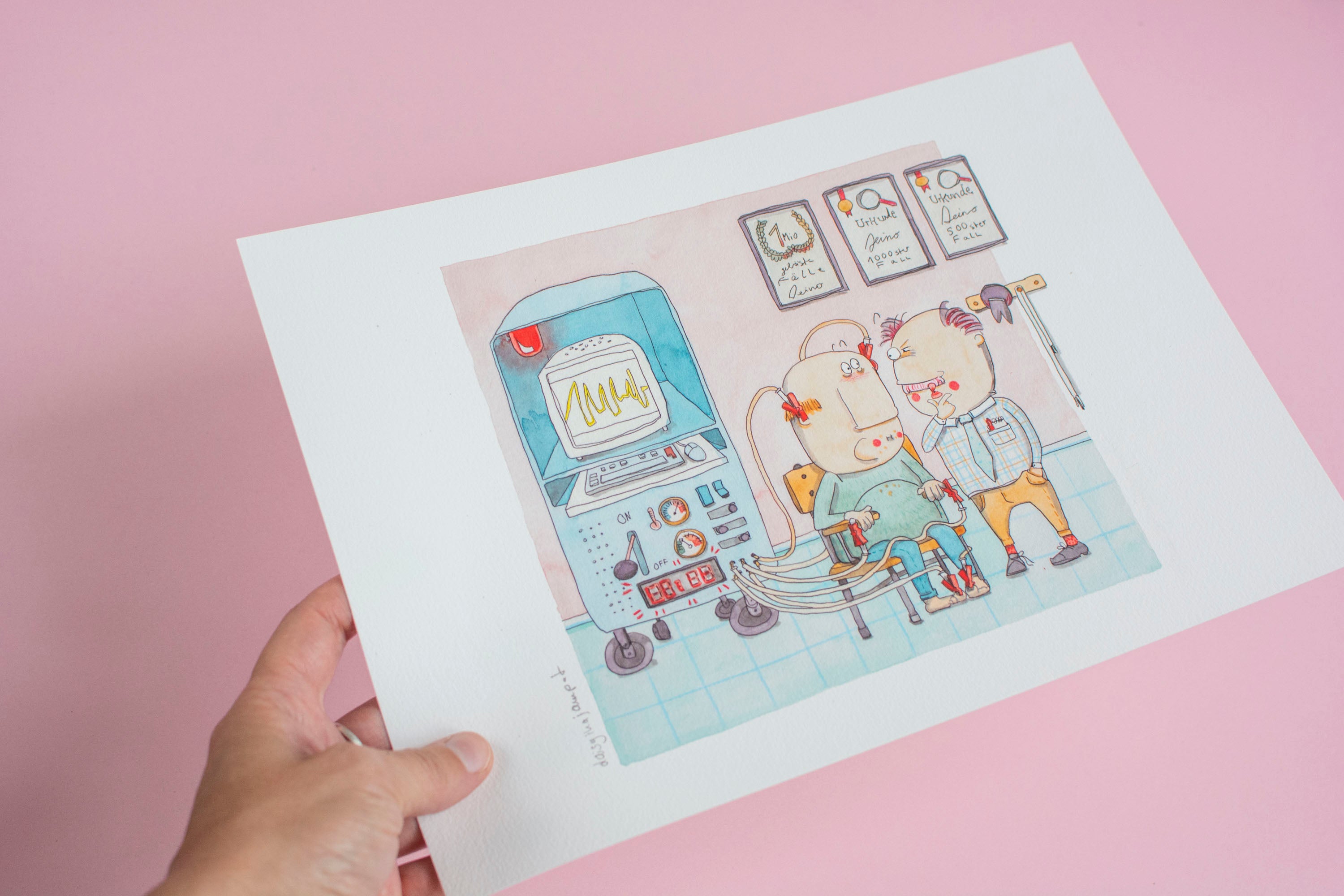 kinderfantasien foto Print Detektiv Deino226 red