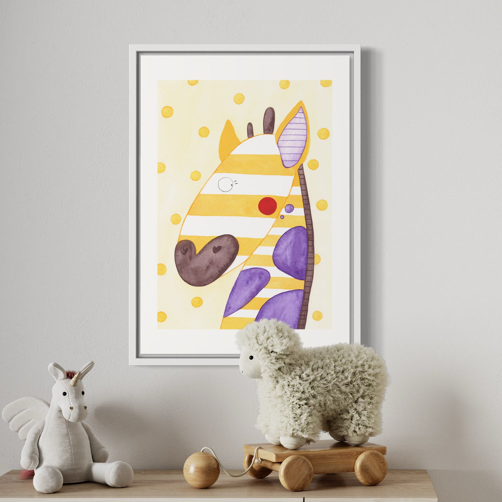 Aquarell Print Giraffe von der Münchner Illustratorin Kathrin Boll
