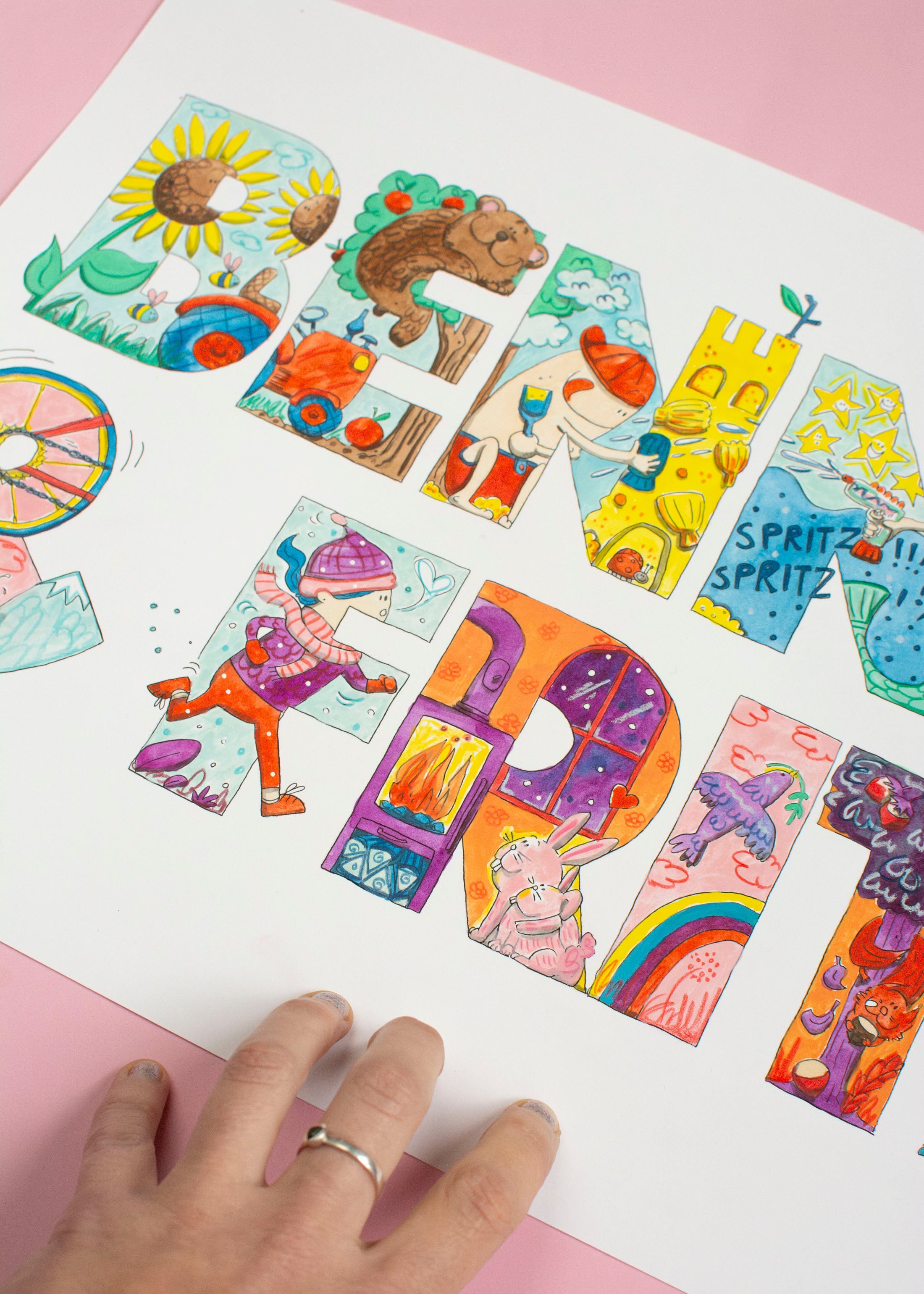 Namensposter fürs Kinderzimmer