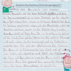 Die kleine Mäusefamilie beim Skirennen