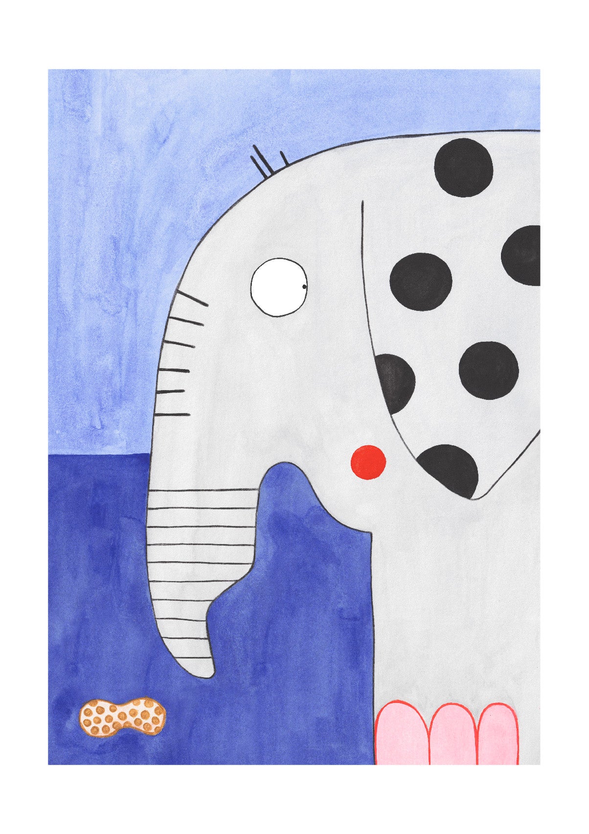 Elefant Kinderzimmer Poster