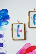 Mini-Aquarell Friedenstaube