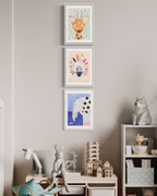Kinderzimmer Prints Aquarell Tiere Münchner Illustratorin Kathrin Boll