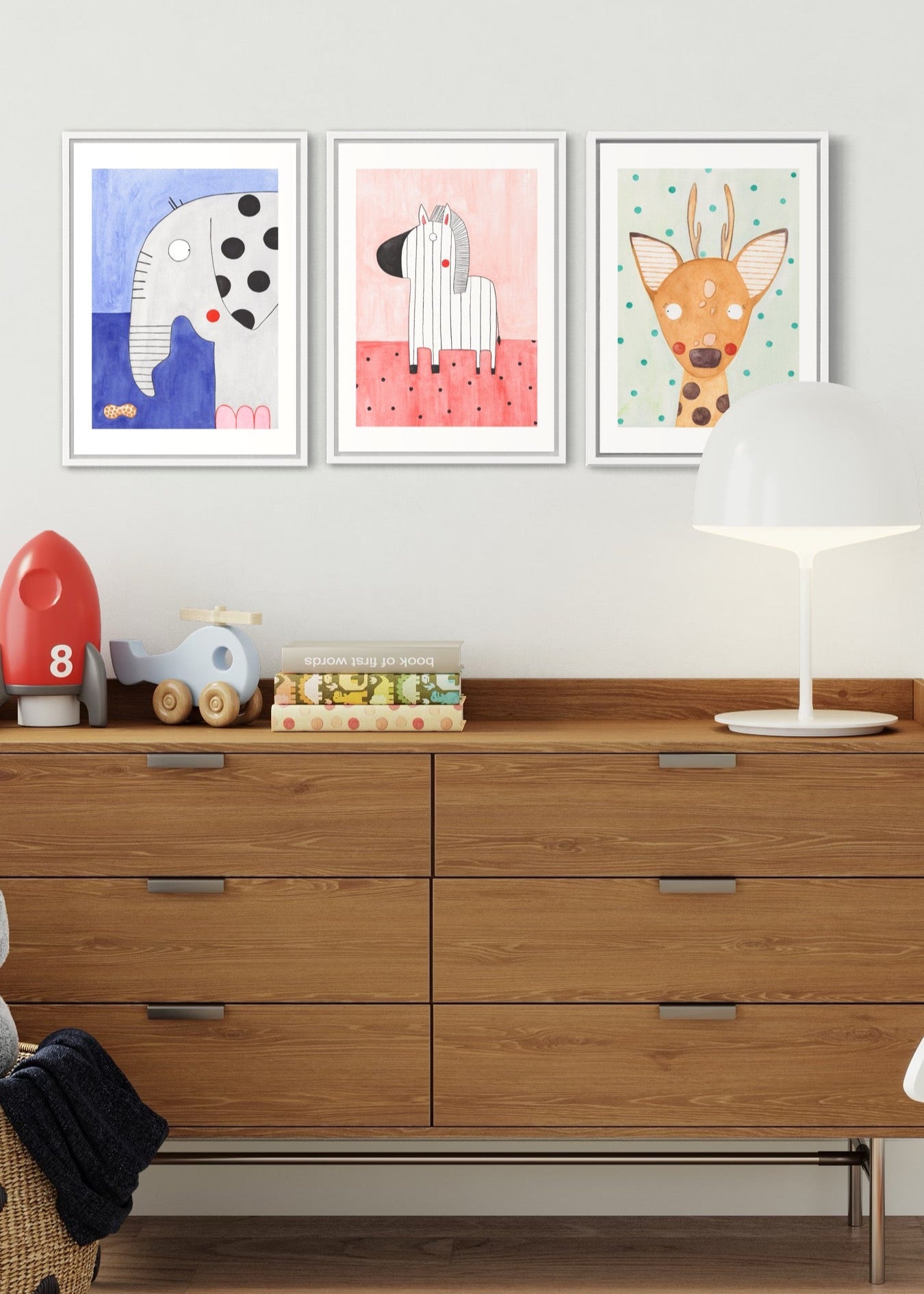 Kinderzimmer Prints Aquarell Tiere Münchner Illustratorin Kathrin Boll