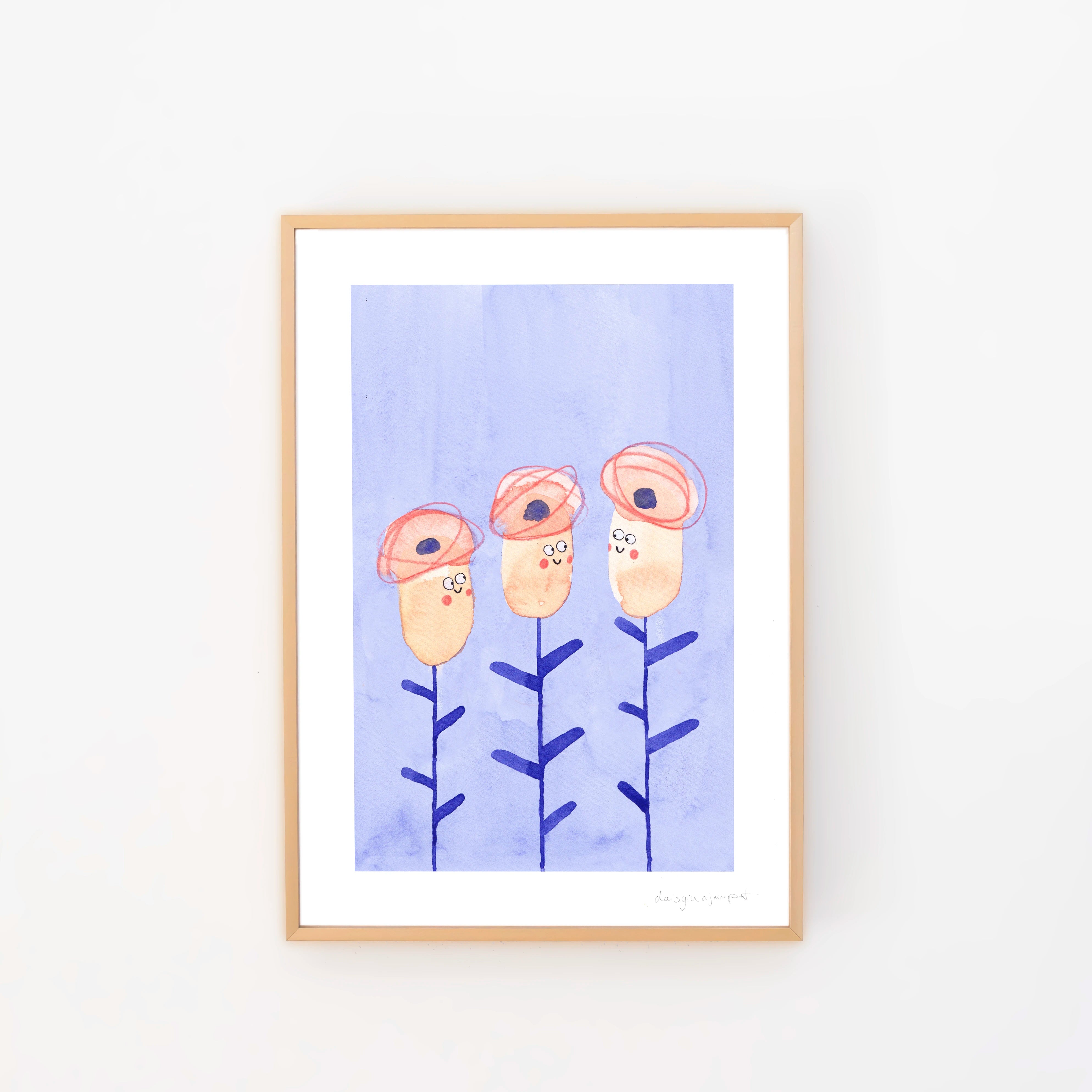 drei blumen