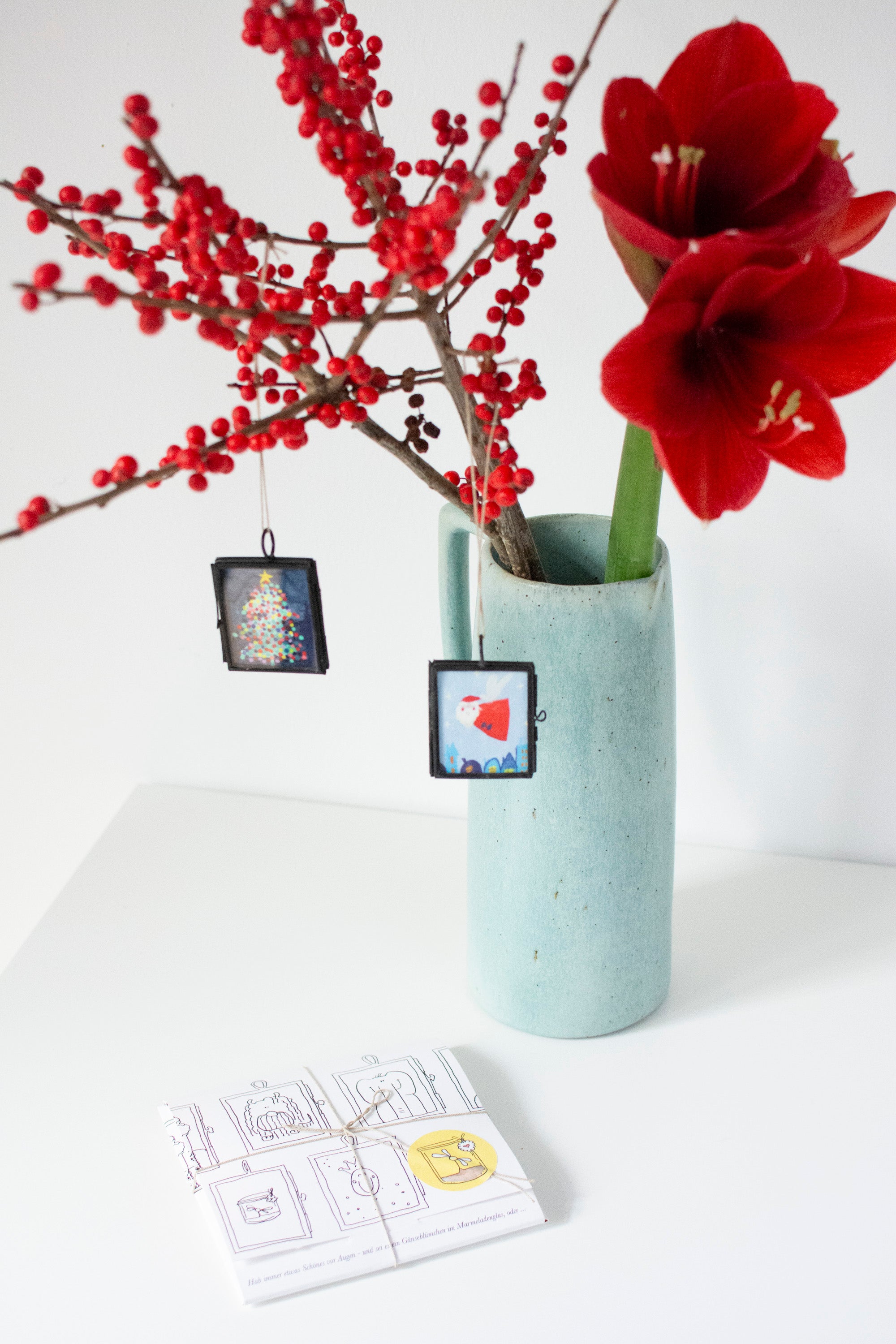 Mini-Print Weihnachtsschmuck "Mystische Blume"