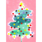 Weihnachtskarte "Pinker Tannenbaum"