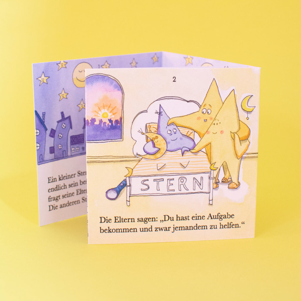 Mini-Geschichte: Stern möchte endlich leuchten