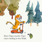 Mini-Geschichte: Wie Bär und Wolf Freunde werden und Tiger