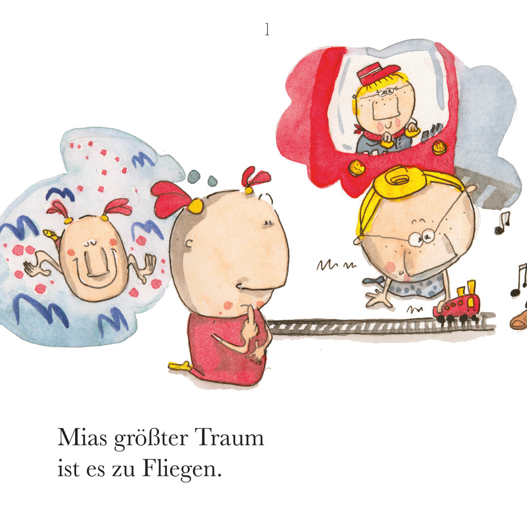 Mini-Geschichte: Mias Traum vom Fliegen