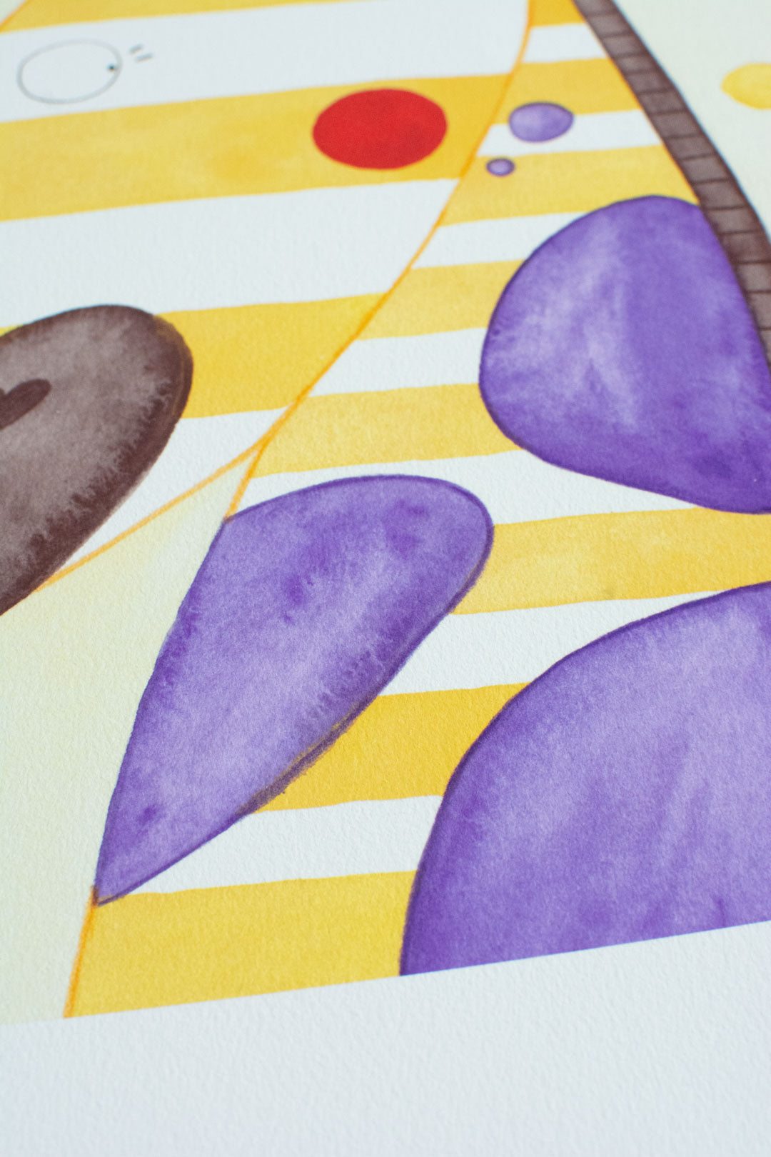 Aquarell Print Giraffe von der Münchner Illustratorin Kathrin Boll