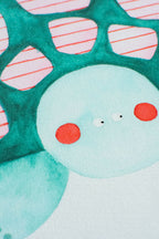 Schildkröte Aquarellprint Kinderzimmer von der Münchner Illustratorin Kathrin Boll