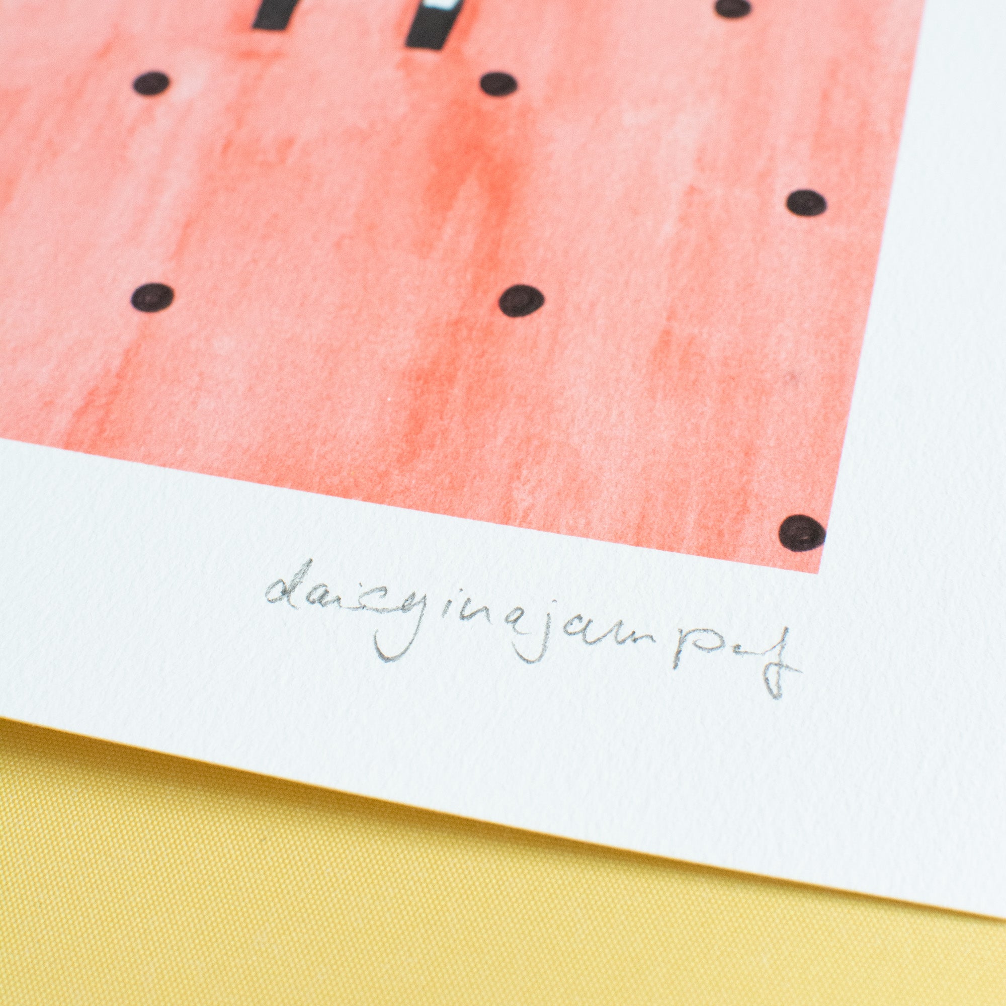 Zebra Aquarell Print von der Münchner Illustratorin Kathrin Boll