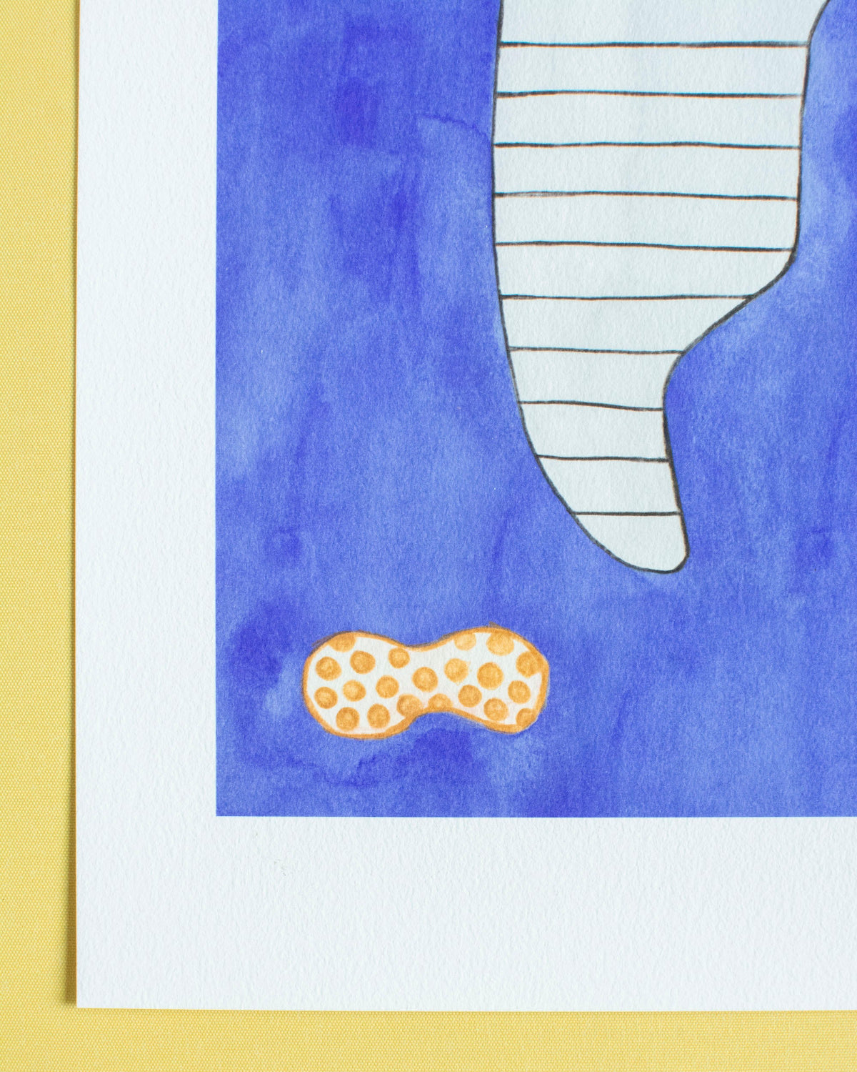 Kinderzimmer Print Münchner Illustratorin Elefant mit Punkten
