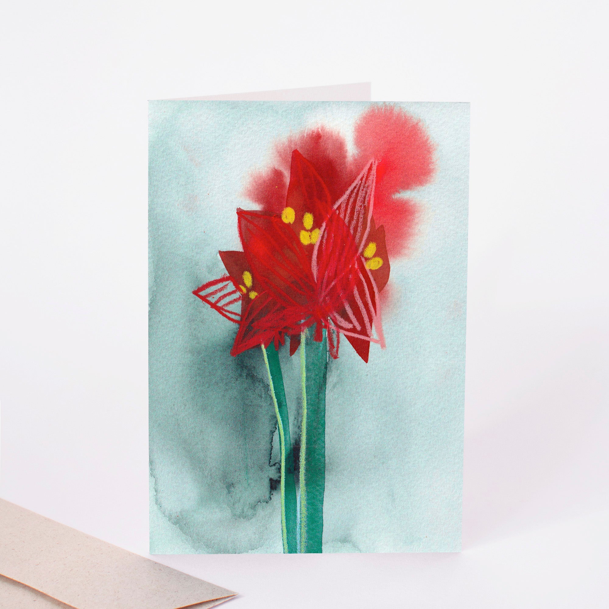 Weihnachtskarte "Amaryllis"