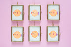 Mini-Aquarell Kugelfisch Neon