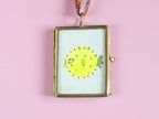 Mini-Aquarell Kugelfisch Neon