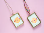 Mini-Aquarell Kugelfisch Neon