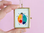 Mini-Aquarell Glückskäfer