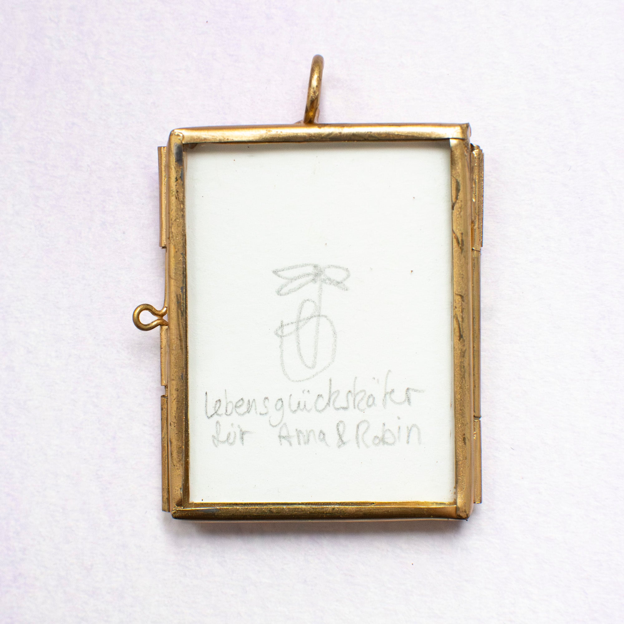 Mini-Aquarell Glückskäfer