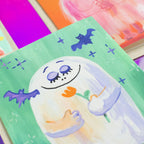 Halloweenkarte süßes Gespenst