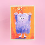 5er Set Halloween Karten Monster