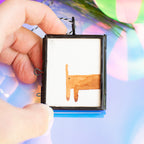 Mini-Aquarell Weihnachtsdackel