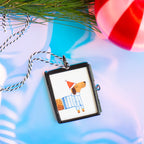 Mini-Aquarell Weihnachtsdackel