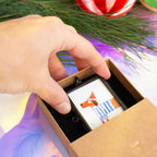 Mini-Aquarell Weihnachtsdackel