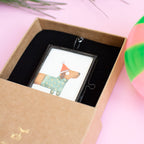 Mini-Aquarell Weihnachtsdackel