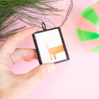 Mini-Aquarell Weihnachtsdackel