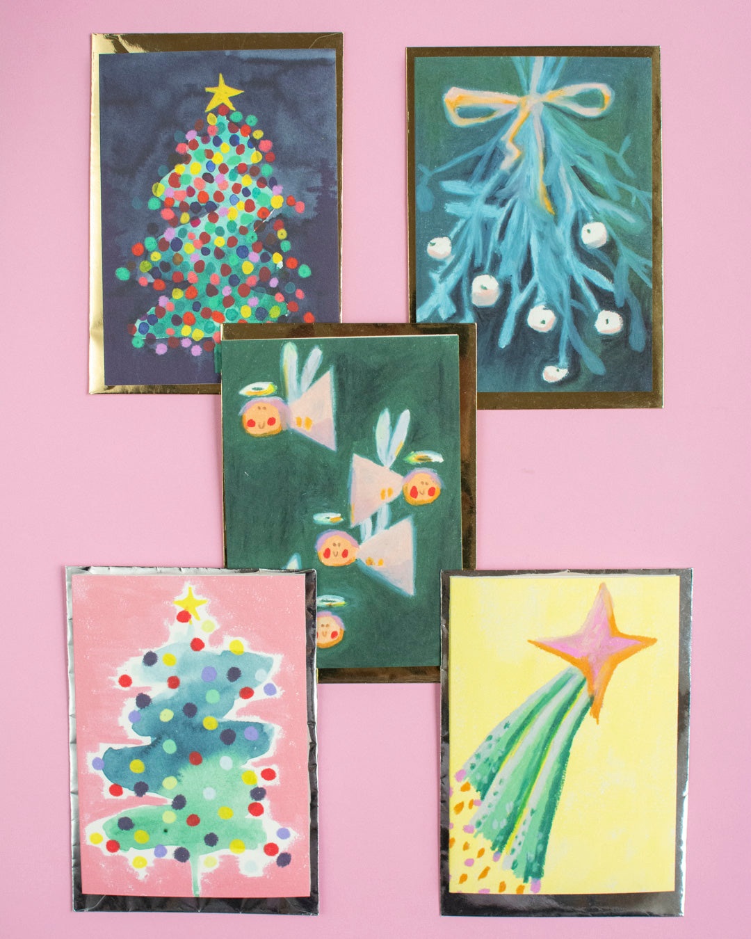 5er Set Weihnachtskarten